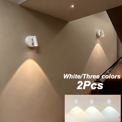 USB Rechargeable LED Spotlight Magnetic,Cordless Wall Lamp Touch Sensor Dimming!