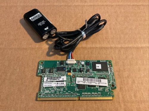 Genuine HP Smart Array Flash Backed 2Gb Cache + Capacitor 633543-001 654873-003