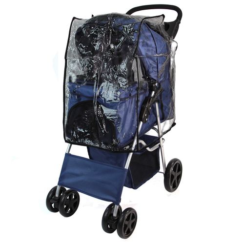 Waterproof Rain Cover for Pet Stroller Dog Cat Puppy Pram Pushchair Travel Cart — image 11