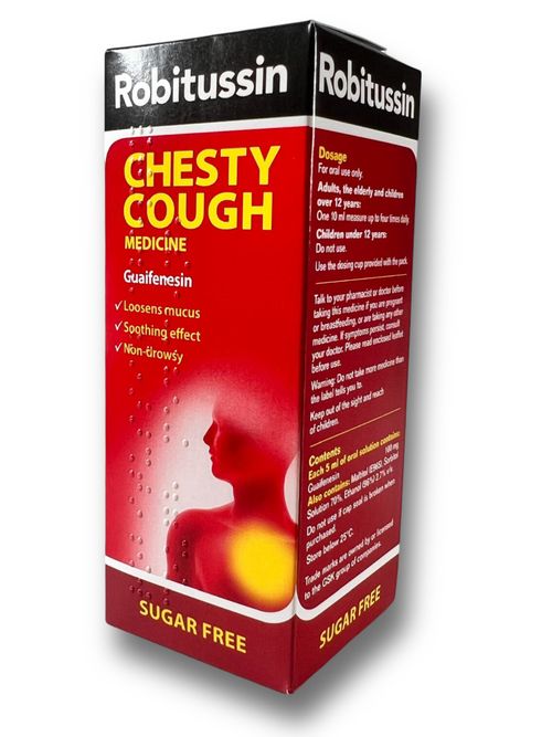 Robitussin Chesty Cough Non-Drowsy Medicine - 100 ml - Loosens Mucus - Soothing — image 3