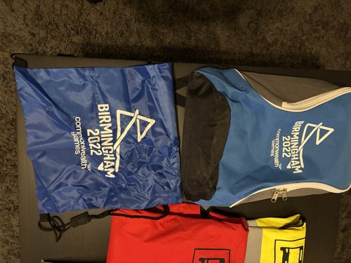 Birmingham 2022 Commonwealth Games bus driver uniform backpack cap and notebook. — image 5