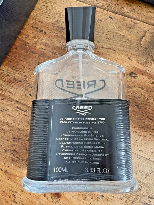 Creed Aventus 100ml EMPTY Bottle, Box, Gift Box — image 2