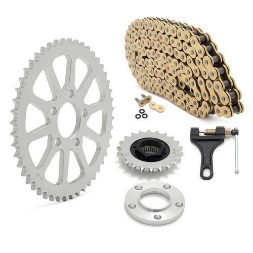 Chain Drive Sprocket Conversion Kit for Harley Sportster XL 883 1200 1991-2024