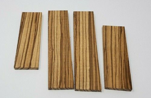 ZEBRAWOOD  Wood Knife Scales  Handle blank knife making Exotic wood
