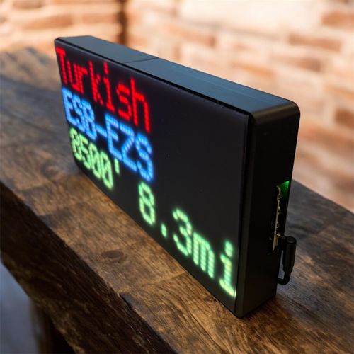 NearestPlane Live Flight Tracker Display - Real-Time Aircraft LED Display WiFi — image 4