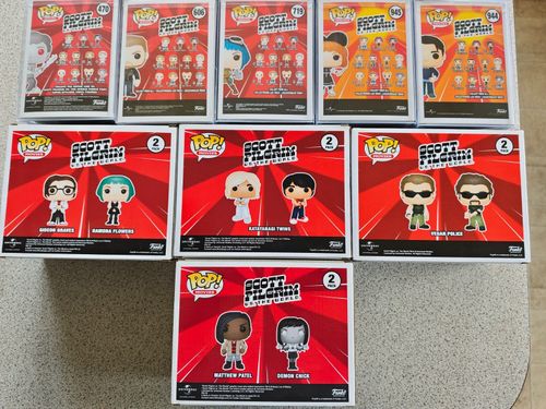 Scott Pilgrim Funko Pop Collection 13-Piece Set Exclusives Convention 2-Packs — image 14