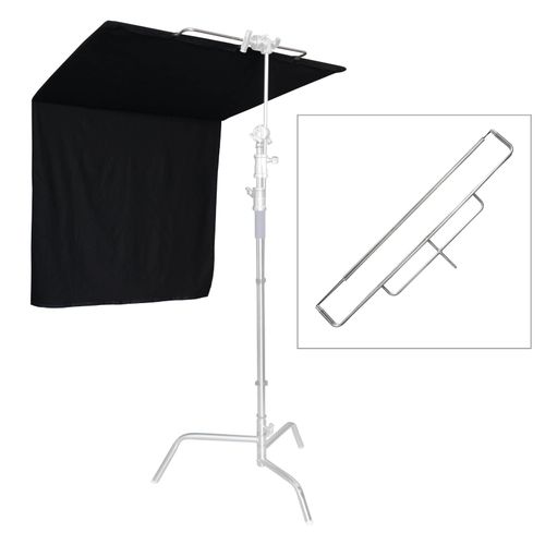 120x120cm 4'x4' Foldable Frame Floppy Flag Gobo Panel with Fire-Retardant Fabric — image 1