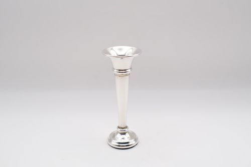 Contemporary Silver Miniature Small Spill Vase Hallmarked Birmingham 2001 — image 9