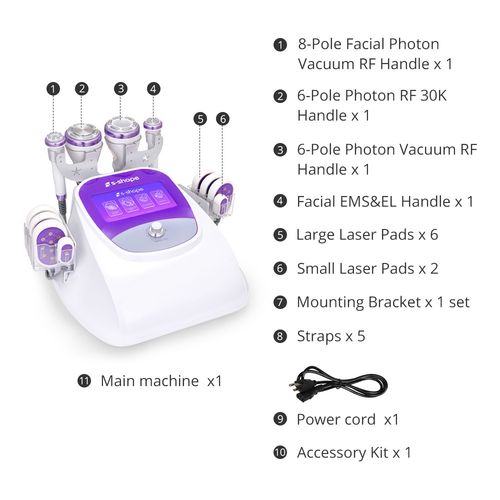 S-Shape8 6 in 1 Beauty Machine Full Body Massage Skin Facial Care Salon Use — image 7