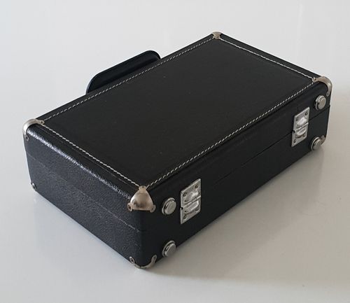 Clarinet Hard Wood Case - Black with Plush Lining - Empty Case for Bb Clarinet - — image 9