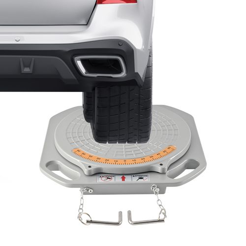 5 T Magnesium Alloy 2 Wheel Alignment Turn Plates Turntables w/Transition Blocks — image 15
