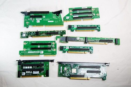 Dell PowerEdge PCIe Riser Card Lot Bundle – R820 Riser 1 2 3 Other Dell Risers