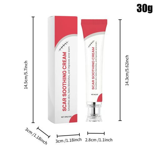 Scar Soothing Cream Scar Gentle Non-Greasy Soothing & Smoothing Skin Cream 30g