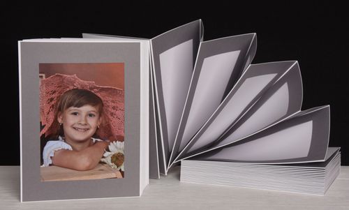 Portrait Portfolio/Leporello/Picture Folder - 50 Photos - 13x18 Leinen-Grau - — image 5