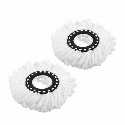 2-10 Spin Mop Heads Refill Replacement 360° Microfiber Home Cleaner Mopping Head