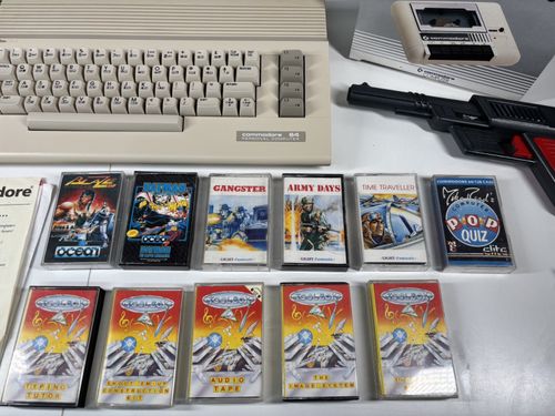 Commodore 64C Light Fantastic Boxed Datasette & Games , Tested Working   — image 20