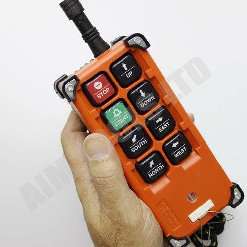990716 8 Keys Transmitter & Receiver Hoist Crane Radio Industrial Remote Control