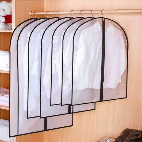 10 Pack Large Hanging Suit Bags Dress Coat Jacket Clothes Cover Dust Protector — image 12