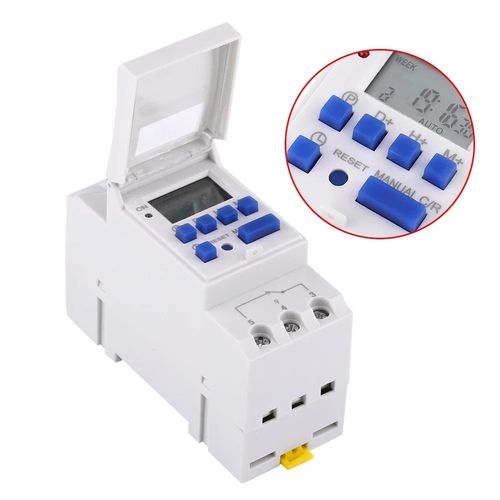 Programmable Digital LCD Time Relay Switch DIN Rail Control Timer (220V 15A) UK — image 12