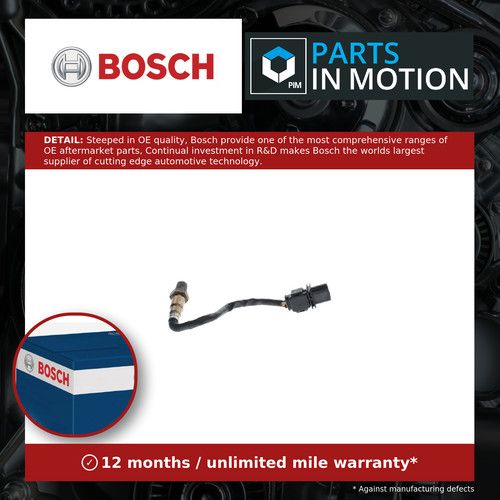 Lambda Sensor fits HONDA CR-V Mk4 RE6 1.6D Pre Cat 13 to 18 N16A2 Oxygen Bosch