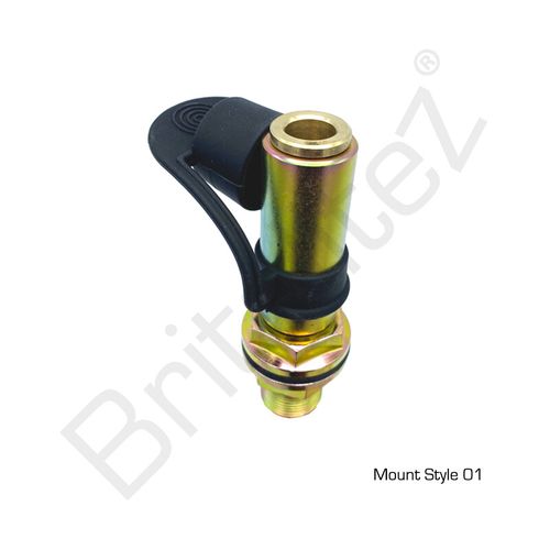 DIN MOUNT FOR FLASHING, ROTATING BEACON LIGHT, MOUNTING POLE, TRACTOR, AMBER — image 2