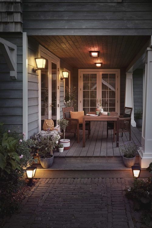 Philips Hue Econic Outdoor Smart Wall Ceiling Light White Colour Ambiance Black — image 13