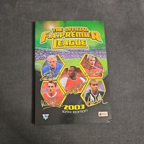 MINT 100% Complete 2003 Merlin Premier League Football Sticker HARDBACK Album 