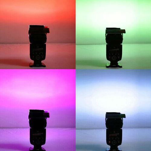 12 Colors Filter Kit Speedlight Filter for Camera Flash Speedlight — image 2