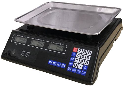 40kg Digital Electronic Weighing Price Computing Food Weighting Shop Scales UK