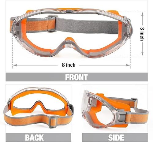 Safety Goggles Lab Work Eye Protective Lens Anti-Fog Science Lab Eye Protection — image 13