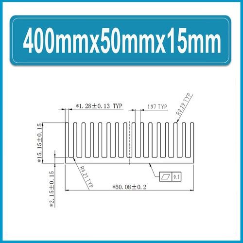 Aluminium Heatsink -For High Power LED Light Electronics-Amplifier-Audio Project