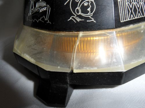 Vintage   2 USSR Rocket Lamp Soviet Space Gagarin Propaganda Night Table Light — image 14