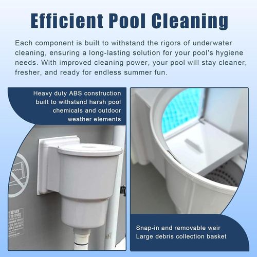 Swimming Pool Skimmer Premium Spare Parts Wide Mouth for Above Ground Pools — image 1