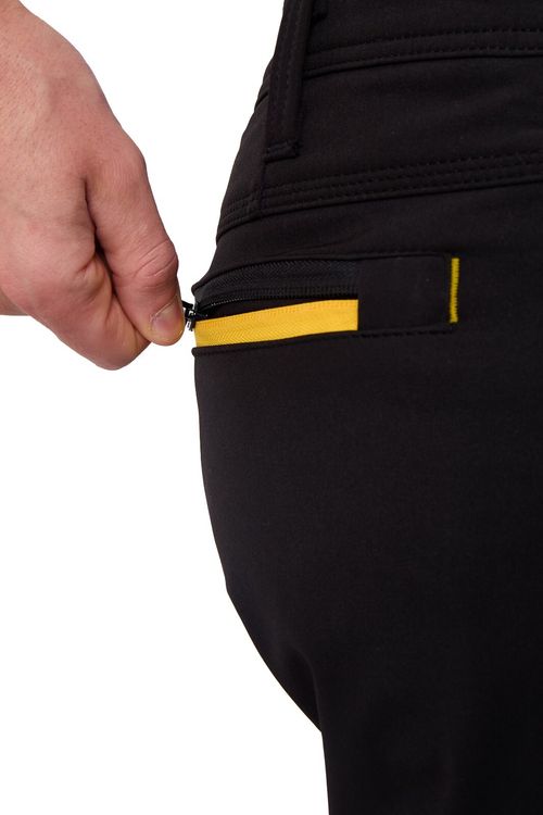 Men’s Softshell Cargo Combat Work Trousers Knee Pad Pockets Safety Pants Fleece — image 9