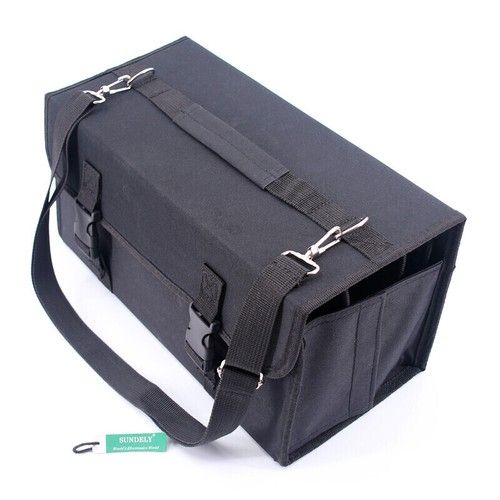 Newest Marker Pen Case Bag Storage Carrying Bag Portable 120 Slot Layer Holder