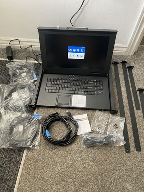 MT-VIKI 1U Rackmount HDMI KVM Console with 15.6" LED Monitor 1920x1080