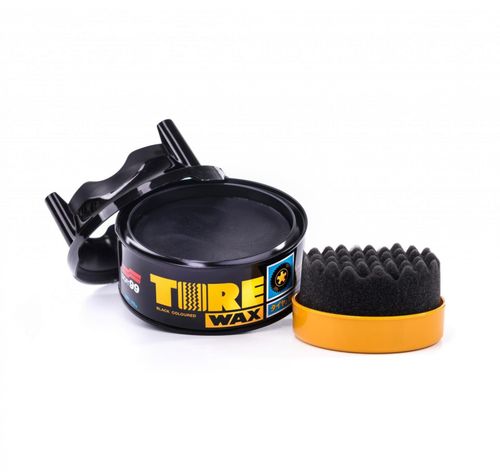 SOFT99 TIRE BLACK WAX 02015 - TYRE WAX DRESSING - BACK TO BLACK TYRE SHINE WAX — image 15