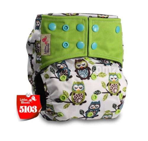 Little Bloom Reusable Cloth Nappy Bundle With Over Nappy Frill Pants SK1 BB 06 — image 4