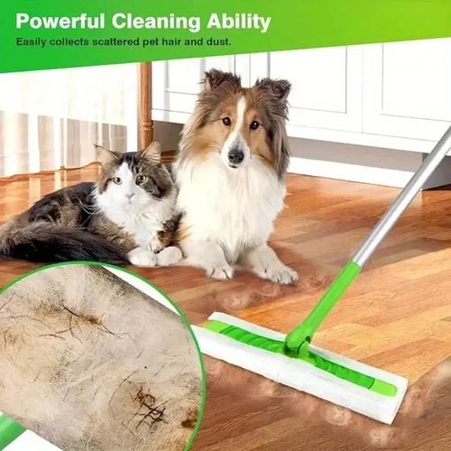 100x Dry Sweeping Disposable Cloths, Mop Refill Compatible Sweeper — image 3