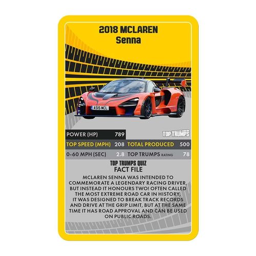 Supercars Top Trumps Card Game — image 2