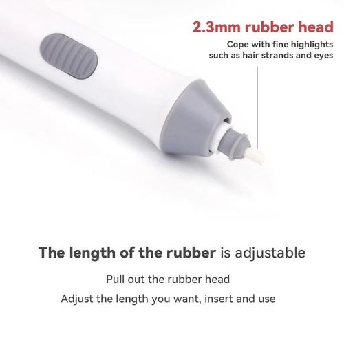 Multi-functional Electric Eraser Kit with Adjustable Pencil Tip and Refills f — image 3