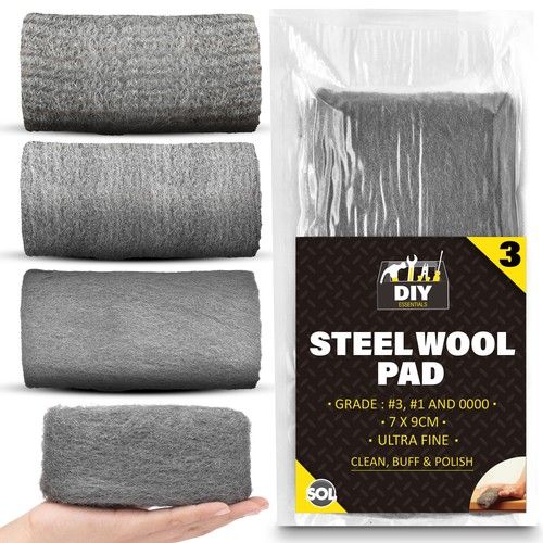 3-9M Steel Wire Wool 1M Rolls Grade 0000 1 3 Ultra Fine Medium Coarse Rats Mice