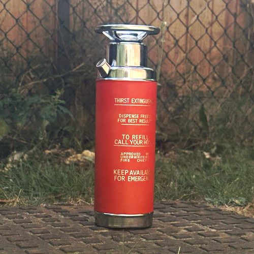 Vintage "Thirst Extinguisher" Novelty Fire Extinguisher, Fire Brigade Theme