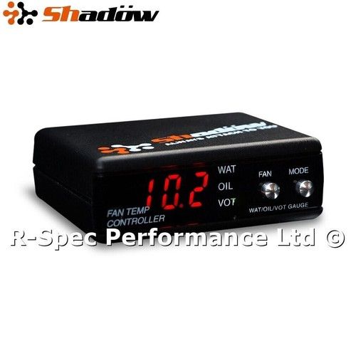 Cooling Fan Temperature Controller Display Engine Radiator Water Oil Temp 12v