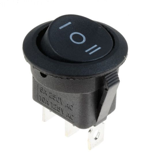 ON/OFF Round Rocker Switch LED illuminated Car Dashboard Dash Boat Van 12V