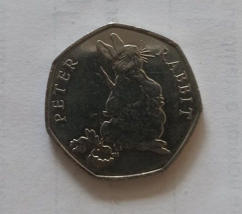 2016-18 Beatrix Potter Rare 50p Coins: Peter Rabbit Puddleduck Flopsy Bunny etc.