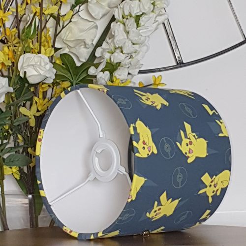 Pokemon Pikachu Ceiling Drum Light Shade 25cm/10" — image 4
