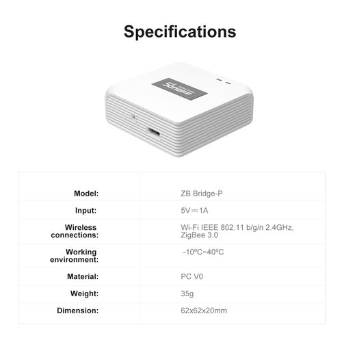 SONOFF Smart Zigbee Bridge Smart Home Gateway Hub Controls With eWeLink APP — image 18