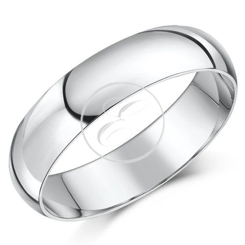 9ct Gold Wedding Ring Band D Shaped 9ct White Gold,Yellow Gold, or Rose Gold