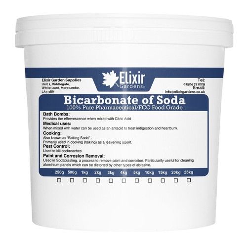 Bicarbonate of Soda Bucket 500g - 25kg Best Grade For Bath Bombs